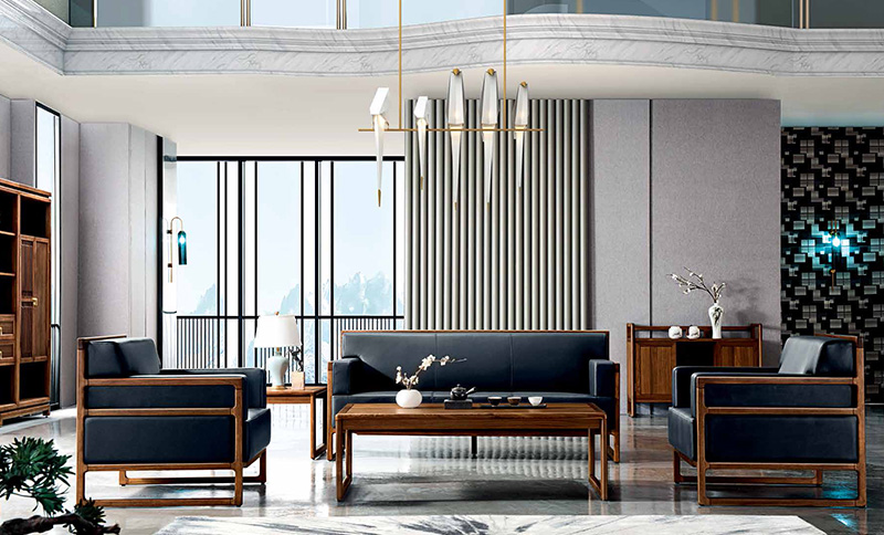 独具匠心全实木老板总裁办公室沙发- 小江南系列 独具匠心全实木老板总裁办公室沙发- 小江南系列