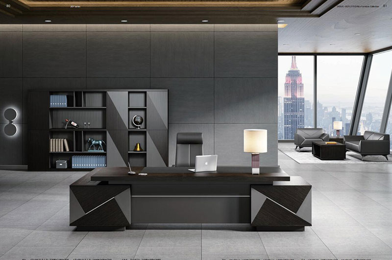 简艺系列 - 时尚定制老板经理办公室胶板大班台 简艺系列 - 时尚定制老板经理办公室胶板大班台