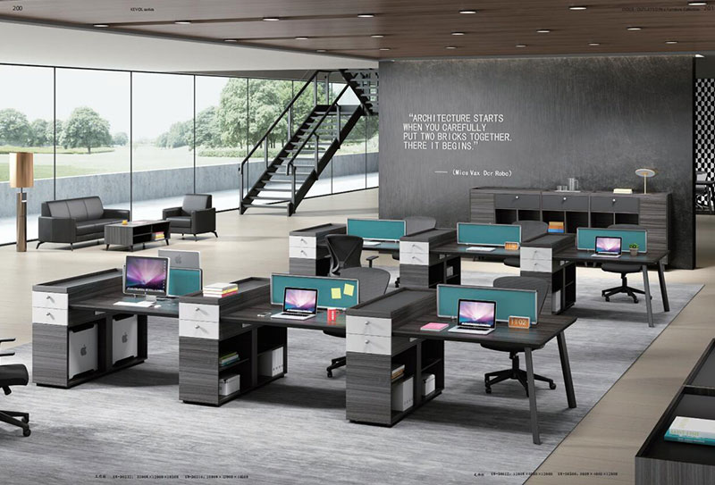 科沃系列 - 现代办公室职员办公屏风卡位