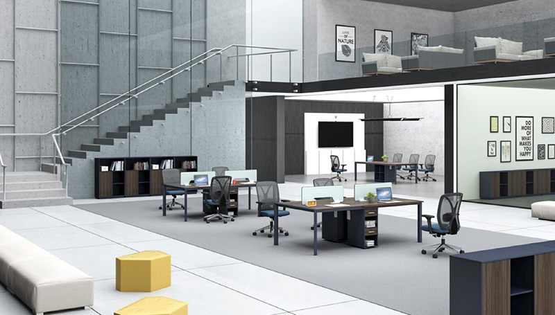 奔腾系列 - 时尚简约办公室职员桌 奔腾系列 - 时尚简约办公室职员桌