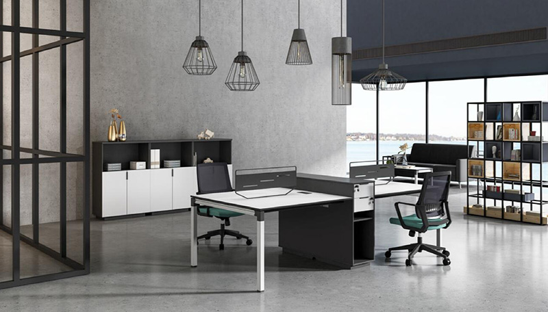 格林系列 - 绿色环保胶板职员桌 格林系列 - 绿色环保胶板职员桌