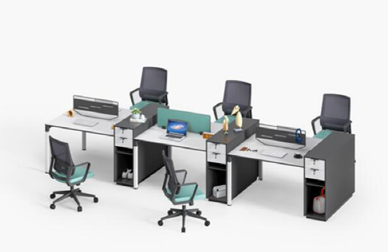 格林系列 - 绿色环保胶板职员桌 格林系列 - 绿色环保胶板职员桌