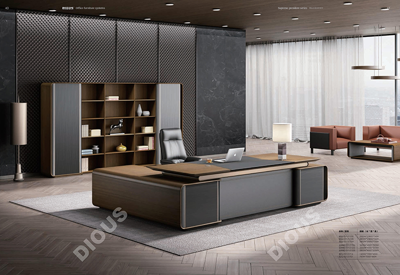 诗意系列总裁大班台 诗意系列总裁大班台