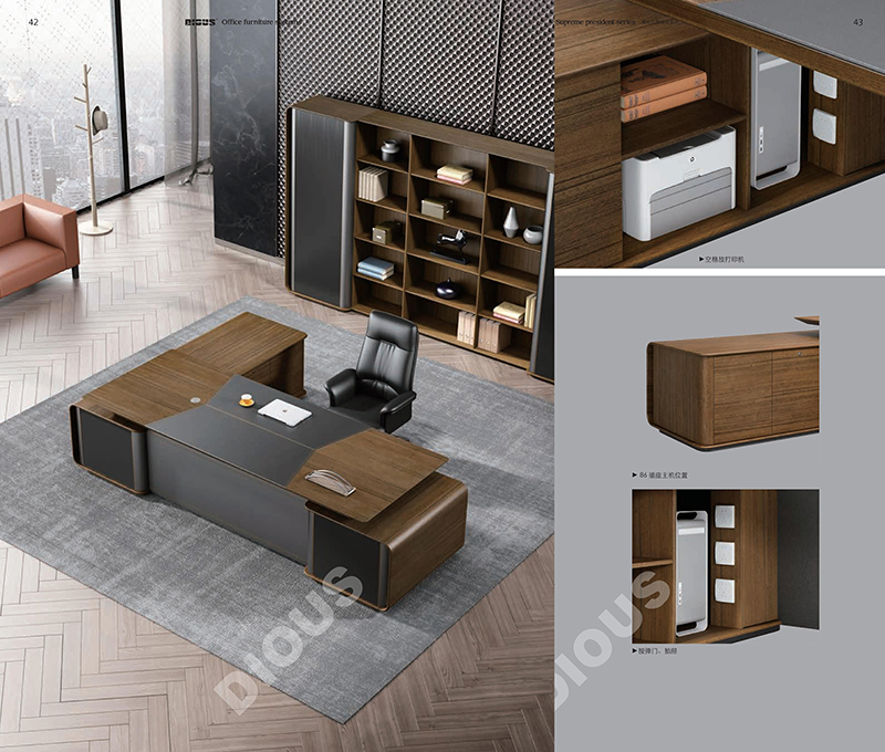 诗意系列总裁大班台 诗意系列总裁大班台