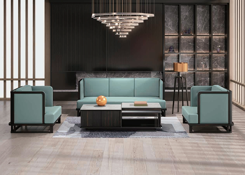 实木办公沙发 实木办公沙发