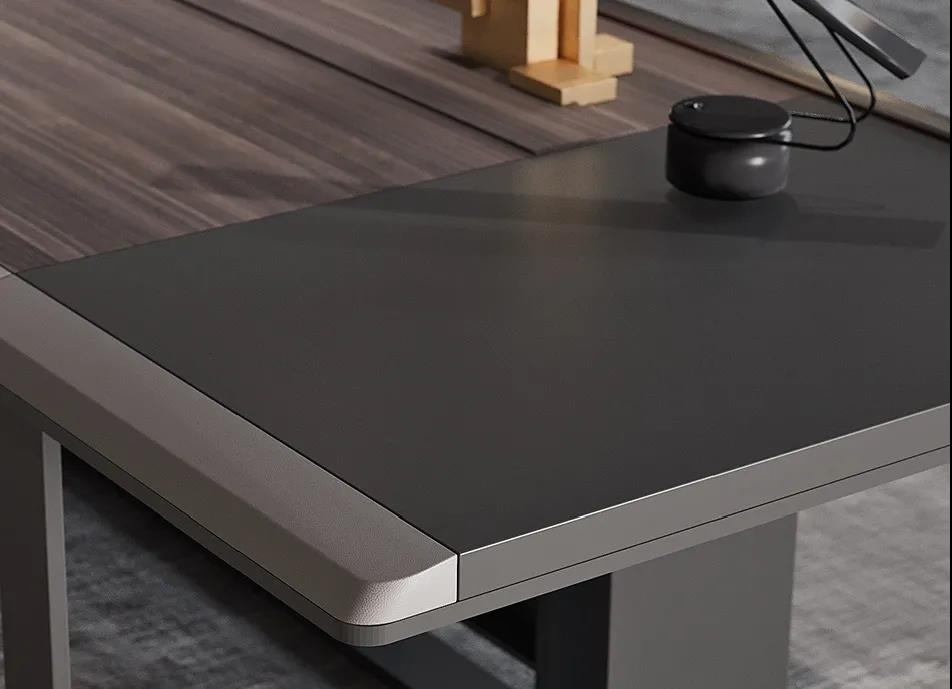 砚观木纹面拼接皮纹板