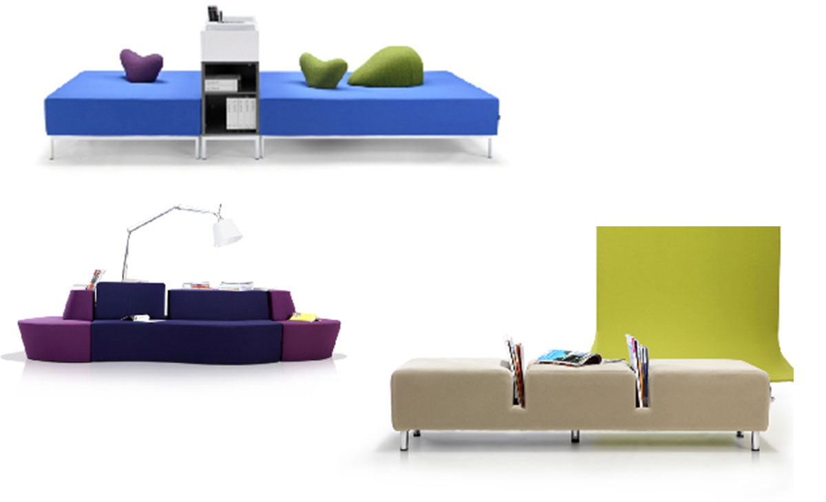 图书馆家具-休闲沙发阅览座椅 图书馆家具-休闲沙发阅览座椅