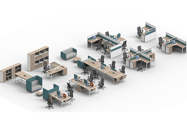 2020-深圳办公家具系列员工卡位-草莓视频污片家具