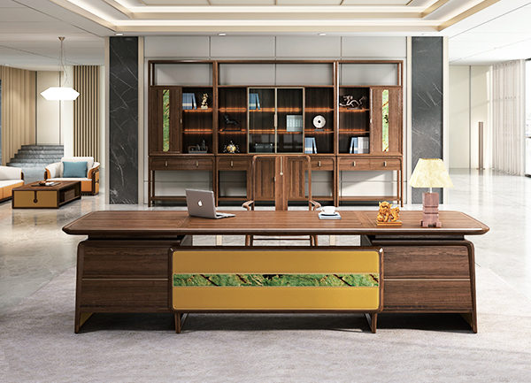 2021-实木大班台-观悟系列-草莓视频污片家具 2021-实木大班台-观悟系列-草莓视频污片家具