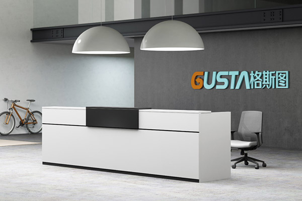 前台桌吧公司酒店收银台企业前台接待前台汉克