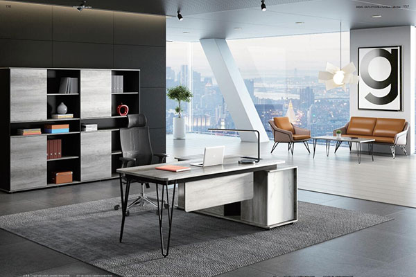 草莓视频污片厂家定制圆方系列 - 老板创业现代办公室办公桌