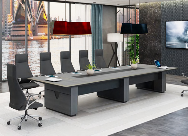 2021-简洁大方会议桌椅-草莓视频污片家具-罗密欧系列