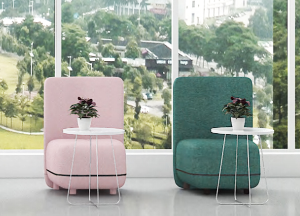 2021-公共区隔音休闲沙发-草莓视频污片家具-河马系列