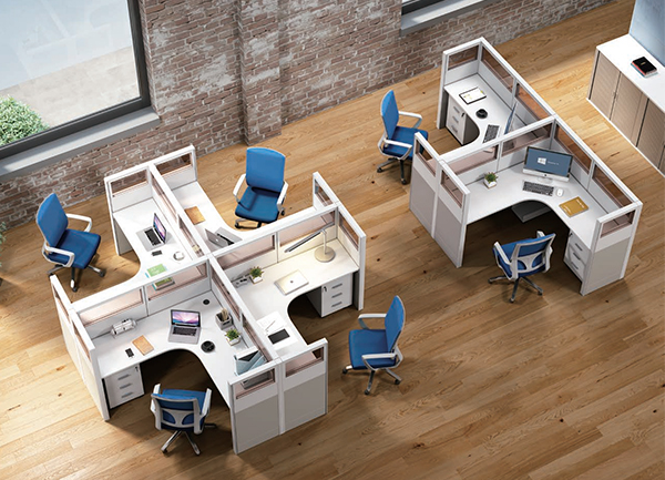 2021-钢制屏风办公桌-江鑫系列-草莓视频污片家具