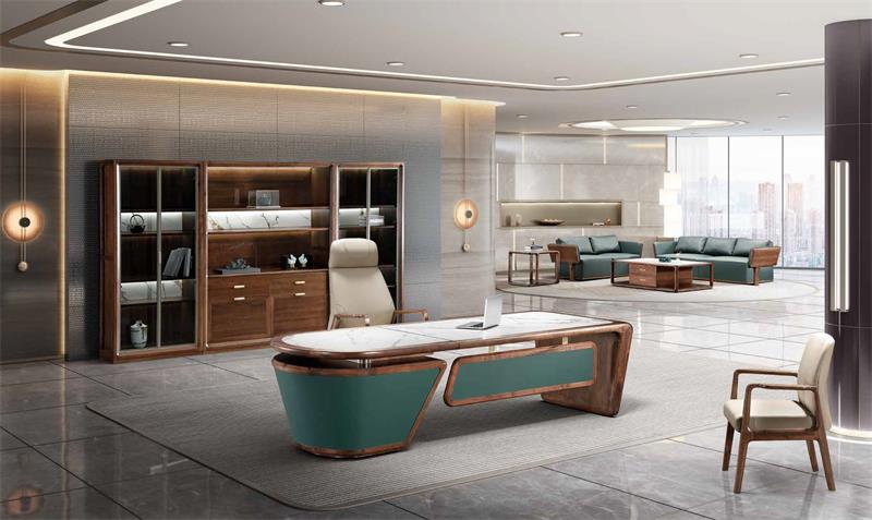 2021-商务办公桌-思想家系列-草莓视频污片家具-方图