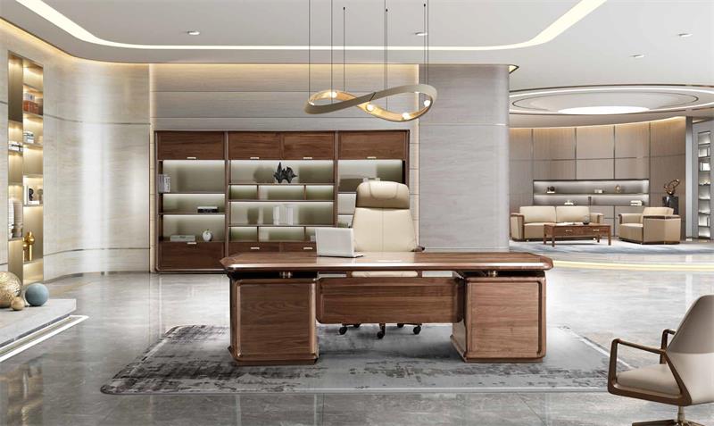 2021-高端质感老板桌-博睿系列-草莓视频污片家具-方图