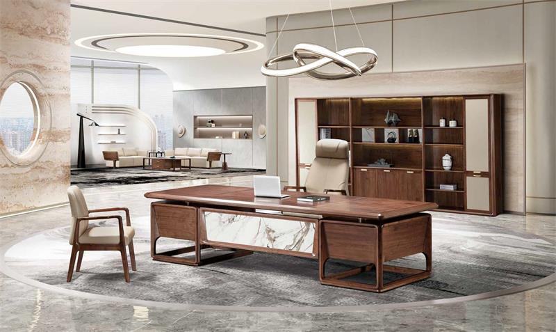 2021-总裁办公桌-传承系列-草莓视频污片家具-方图