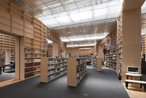 图书馆阅览室书架及桌椅 图书馆阅览室书架及桌椅